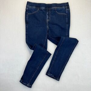 Torrid Lean Jean Super Soft Pull On Jeggings Dark Wash Skinny Denim 1R 41365608